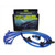 Spark Plug Wire Set, High Energy, Spiral Core, 8mm, Blue, 90 Degree Plug Boots, HEI Style.