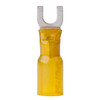 Ancor 12-10 #8 Spade Heat Shrink Yellow 25 Pack