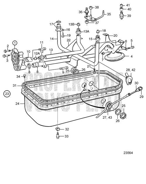 Volvo Penta Sealing Ring - Volvo Penta (468947)