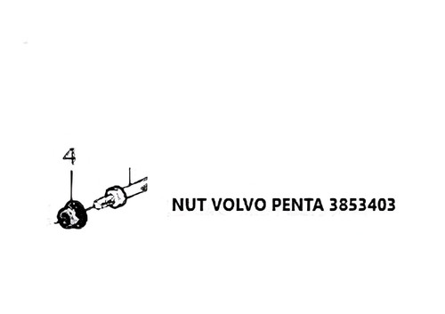 Volvo Penta Nut Volvo Penta - Volvo Penta (3853403)