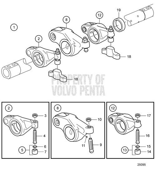 Volvo Penta Adjusting Screw(V2) - Volvo Penta (21794321)