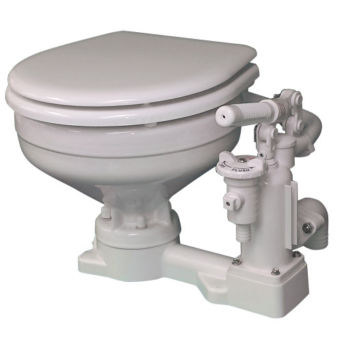 Raritan Ph Superflush Manual Toilet Marine Size Bowl