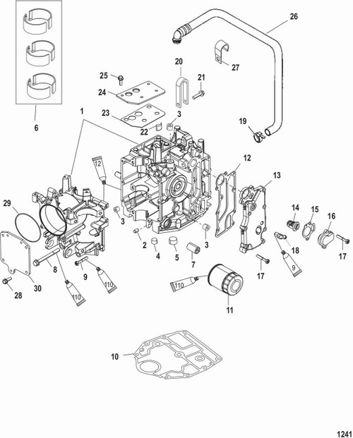 Quicksilver Pipe Plug (416223)