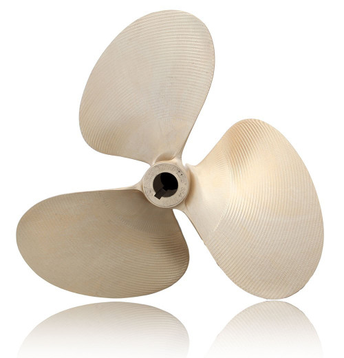 Oj Propellers 13.7 X 17.5 Nibral Four Blade Left Hand Rotation 1 1/8 .110 Cup (454B)