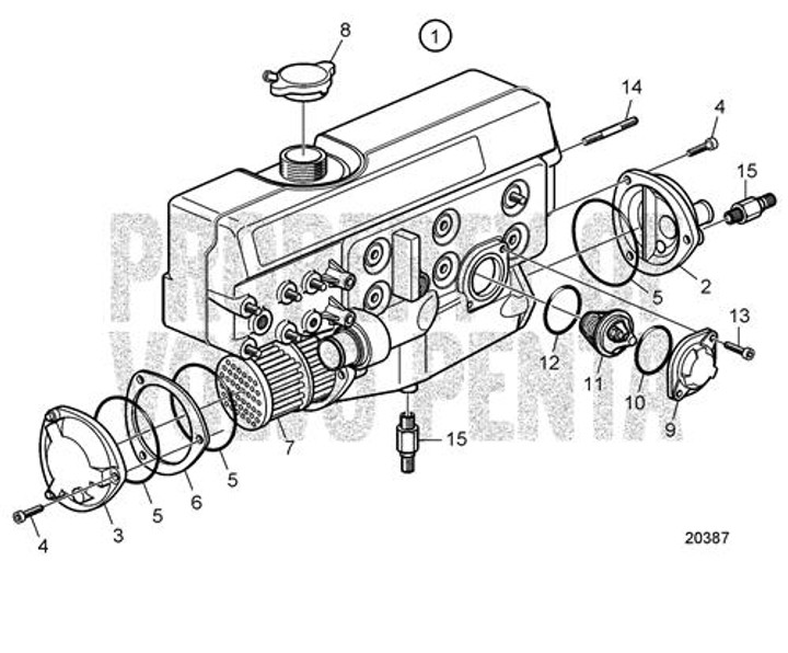 Volvo Penta Thermostat - Volvo Penta (888624)