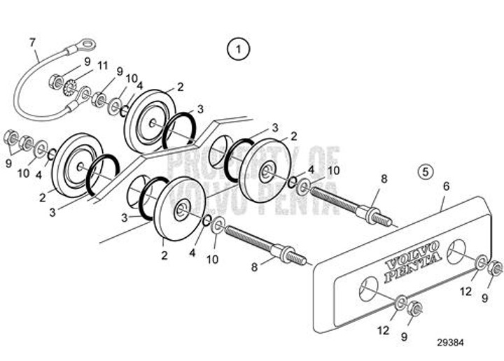 Volvo Penta Anode Kit - Volvo Penta (23172846)