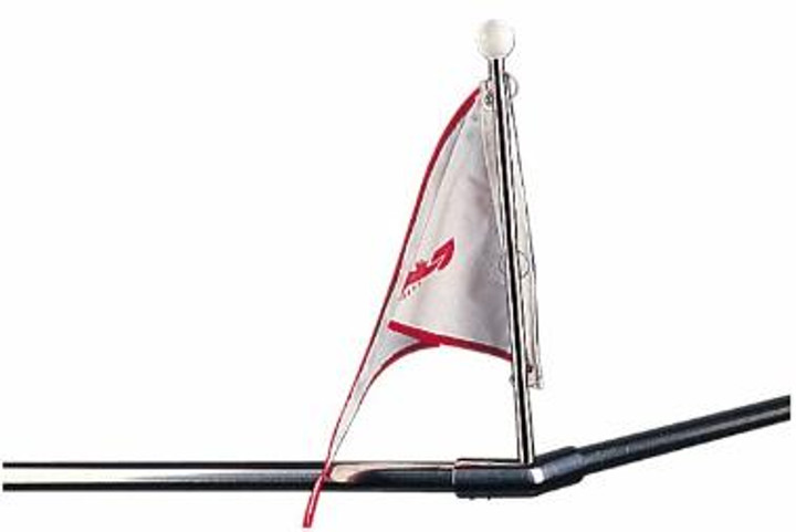 Sea Dog Marine Stainless Steel Bow Form Flag Pole (328110-1)