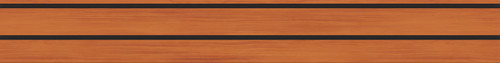Aluminum Slatwall Rail – 4 Foot – Cherry