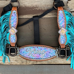 Custom Unicorn Cheek Halter