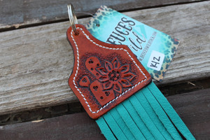 Handtooled Keychain K12