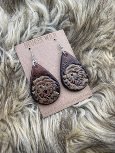 Tooled Earrings-Doodle