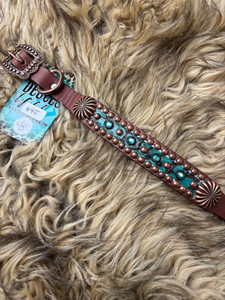 11-13" J8 Teal Gator On Chocolate