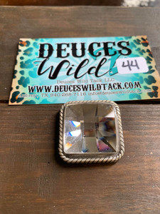 Concho 44-Crystal 1.25" Square