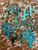 March 2-Turquoise/Teal Cactus-20 Pairs/40 Peices