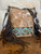 Bag 24-Brown & White Spotted w/ Teal Navajo