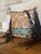 Bag 24-Brown & White Spotted w/ Teal Navajo