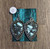 Silver Dot & Hide Earrings w/ Bling 23