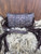Buckle Wristlet-Brown Spotted & Chocolate Scroll