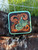 Tooled Jewelry Box 4-Butterfly Scroll on Turquoise