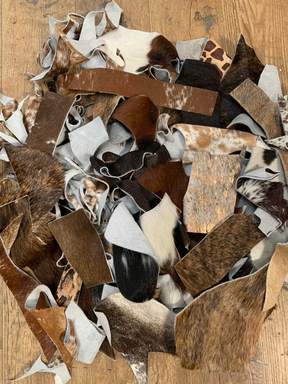 Cowhide Scrap Bag 01