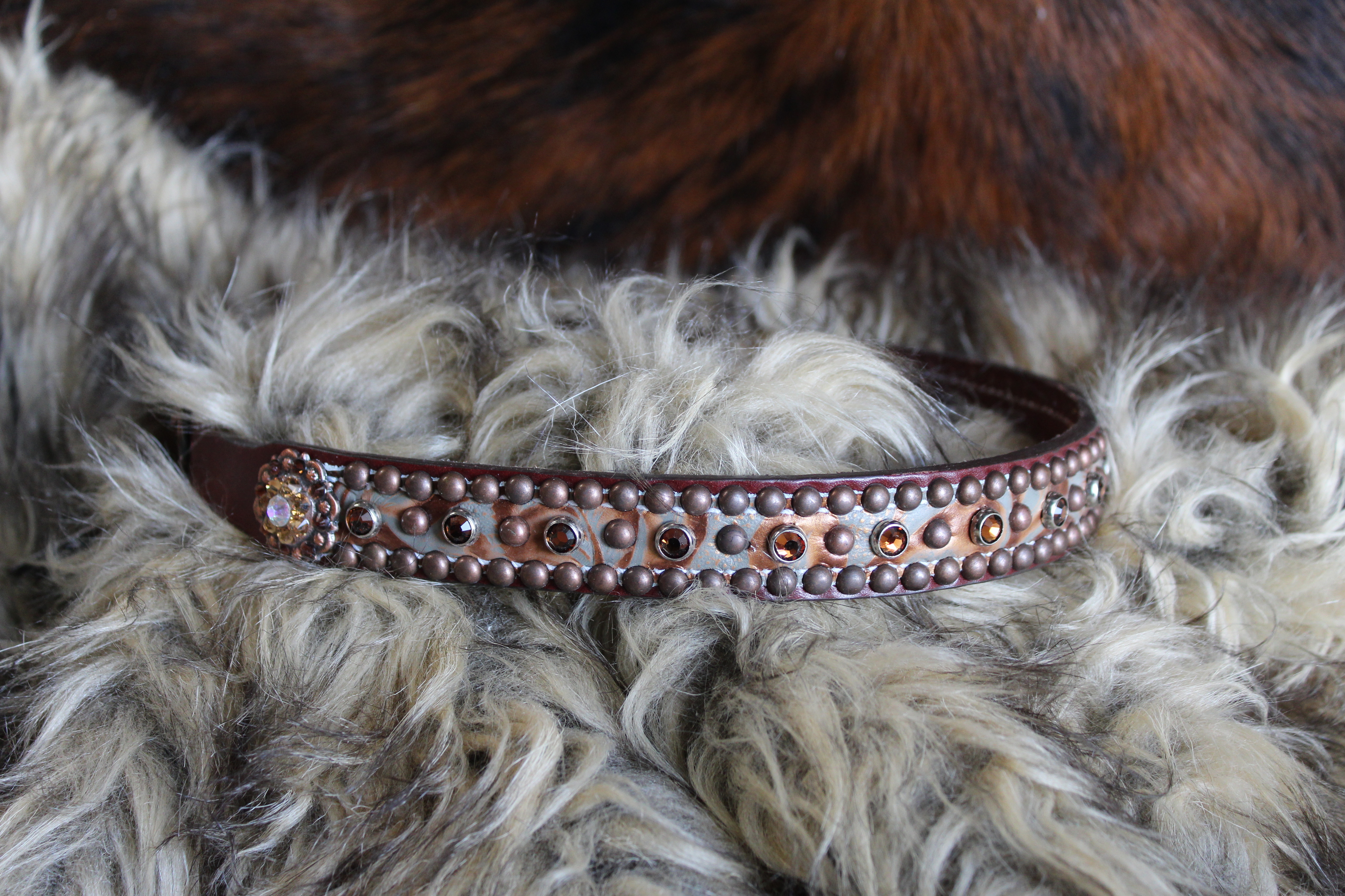 copper dog collar