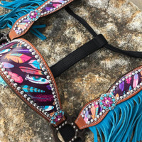 Native Feathers Cheek Halter