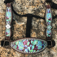 Butterfly Cactus Cheek Halter 