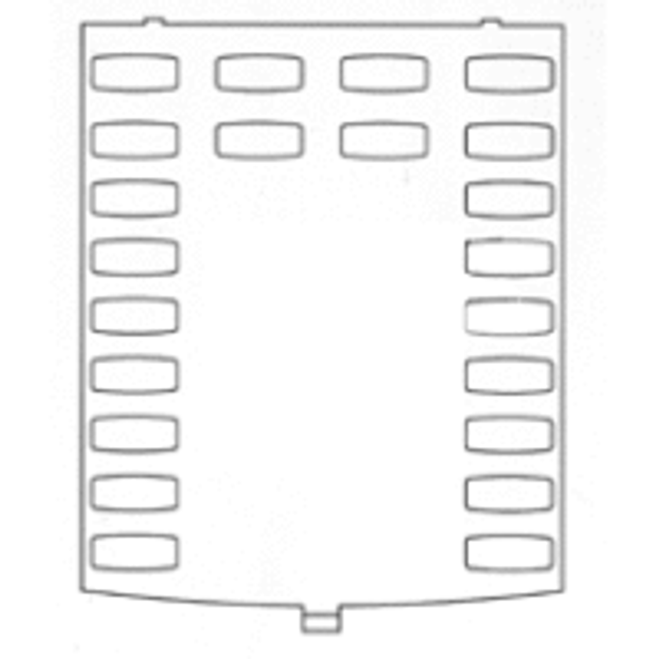 Mitel 4025 Plastic Overlay mitel-4025-plastic-overlay