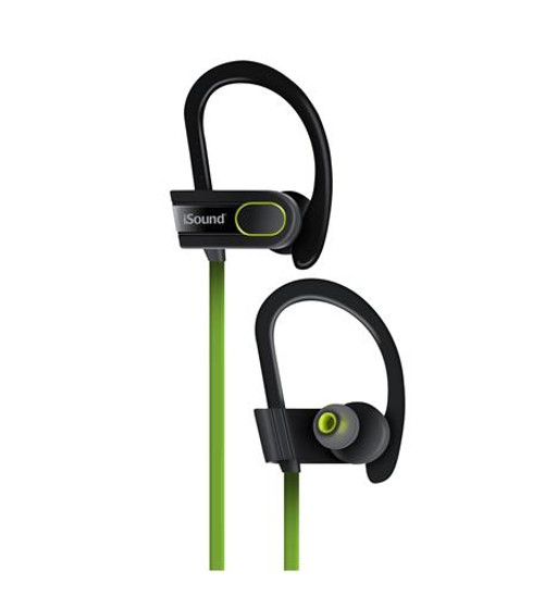 iSound SPORT TONE DYNAMIC BT EARBUDS GREEN/BLK