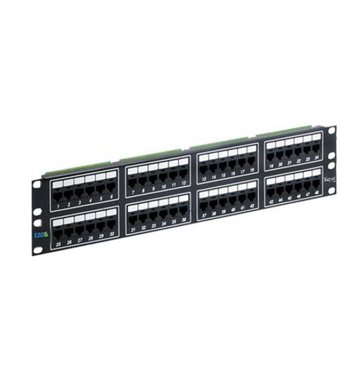 ICC PATCH PANEL- CAT 6- 48-PORT- 2 RMS