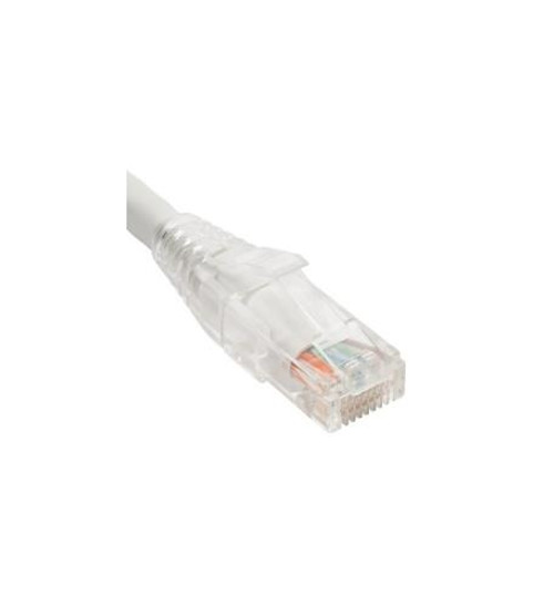 ICC PATCH CORD CAT5e CLEAR BOOT 3' WHITE