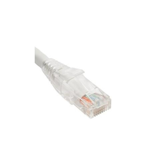ICC PATCH CORD CAT6 CLEAR BOOT 14' WHITE