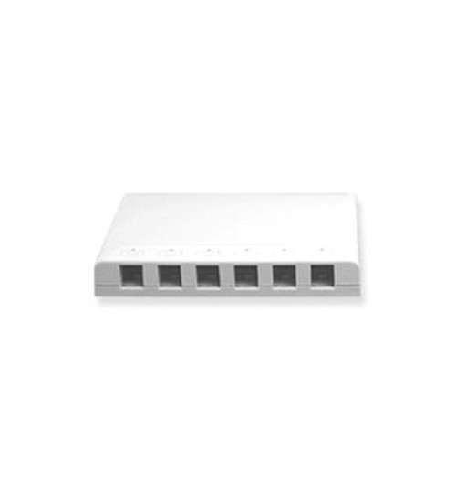 ICC IC107SB6WH - 6Pt Surface Box - White