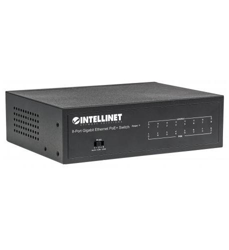 Intellinet 8 Port Gigabit PoE+ Switch