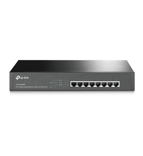 TP LINK 8-Port Gigabit Desktop w/8-POE Switch