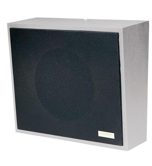 VALCOM 8in Amplified Wall Speaker- Metal- Black