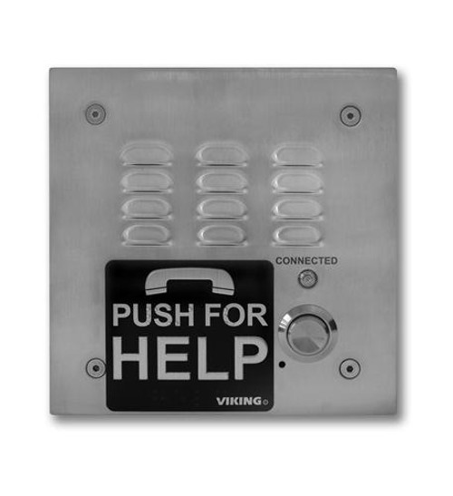 Viking Electronics VoIP Emergency Phone Stainless Steel