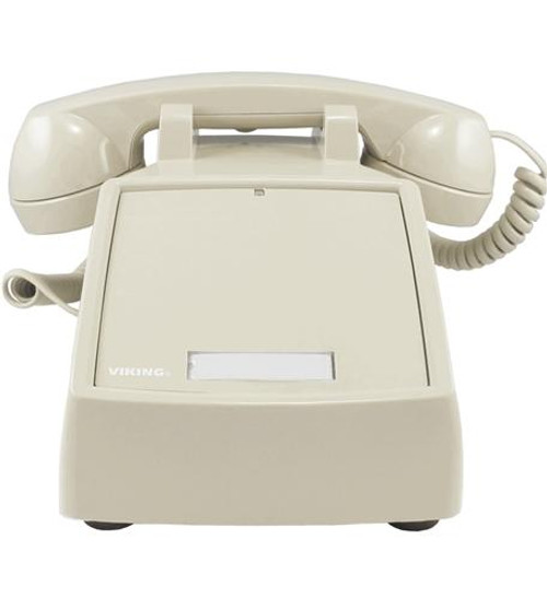 Viking Electronics Classic VoIP Desk Phone Auto Dialer Red