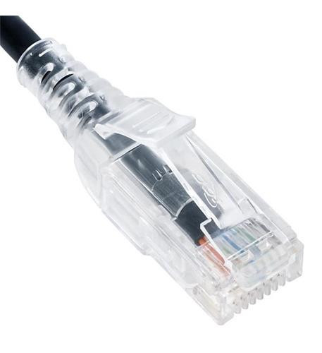 PATCH CORD, CAT 6 SLIM CLEAR SR 10PK 3FT