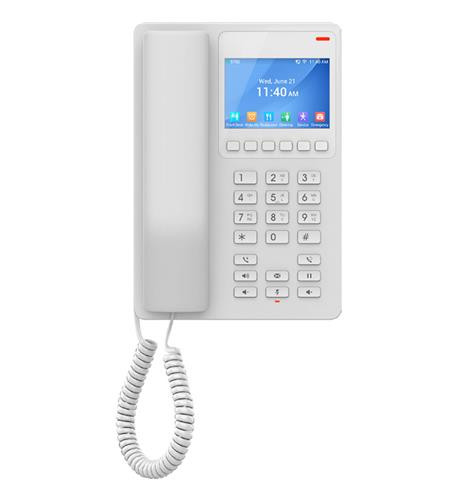 Hotel Phone, Color LCD, Dual WiFi 6, WH