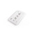 HYPERLINE 3 PORT WINDOW FACEPLATE WHITE