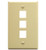ICC IC107F03IV - 3Port Face Ivory