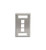 ICC FACEPLATE- ID- STAINLESS- 1-GANG- 3-PORT