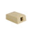 ICC SURFACE MOUNT BOX- ELITE- 1-PORT- IVORY