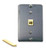 ICC Wall Plate IDC 6P6C STAINLESS STEEL