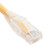 ICC PATCH CORD CAT5e CLEAR BOOT 1' YELLOW