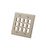 FACEPLATE, FLAT, 2-GANG, 12-PORT, IVORY