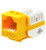CAT6 JACK YELLOW 25 PACK