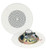 CEILING SPEAKER, 8 INCH w/ BRIGHT WHITE