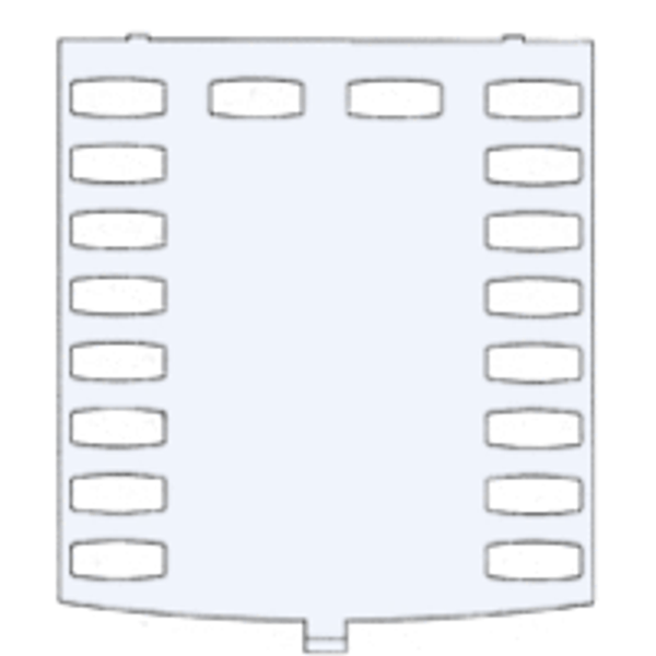 Mitel 4150 Telephone Plastic Overlay